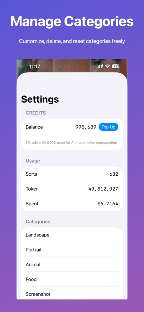 AImger iOS - AI Classification